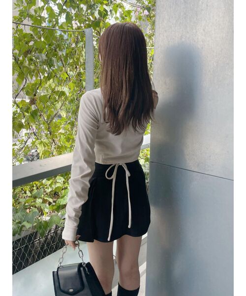 EATME（イートミー）の「チョーカーリブトップス（Tシャツ/カットソー・レディース・ブラック/アイボリー/ブラウン・FREE）」の18枚目の写真