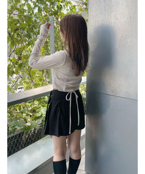 EATME（イートミー）の「チョーカーリブトップス（Tシャツ/カットソー・レディース・ブラック/アイボリー/ブラウン・FREE）」の19枚目の写真