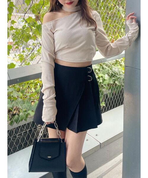 EATME（イートミー）の「チョーカーリブトップス（Tシャツ/カットソー・レディース・ブラック/アイボリー/ブラウン・FREE）」の22枚目の写真