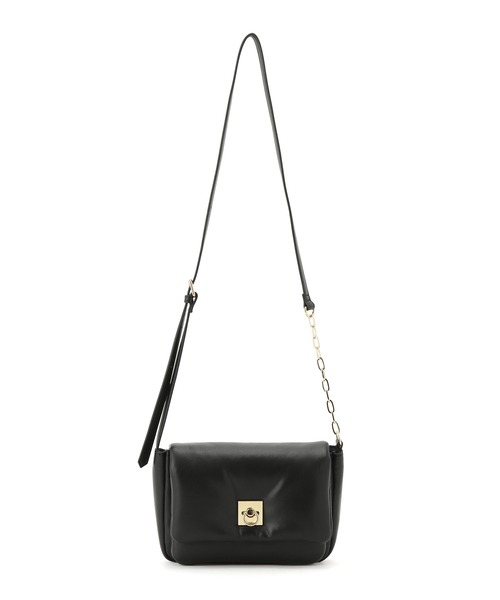 ROPE' PICNIC（ロペピクニック）の「パディングアシンメトリーチェーンミニショルダーバッグ（ショルダーバッグ・レディース・ブラック/グレー・FREE）」の3枚目の写真