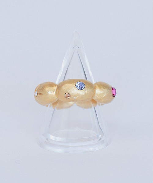 whim（ウィム）の「Flower base Stone embed ring（リング・レディース・シルバー/ゴールド・9/13）」の9枚目の写真