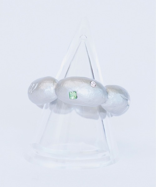 whim（ウィム）の「Flower base Stone embed ring（リング・レディース・シルバー/ゴールド・9/13）」の14枚目の写真