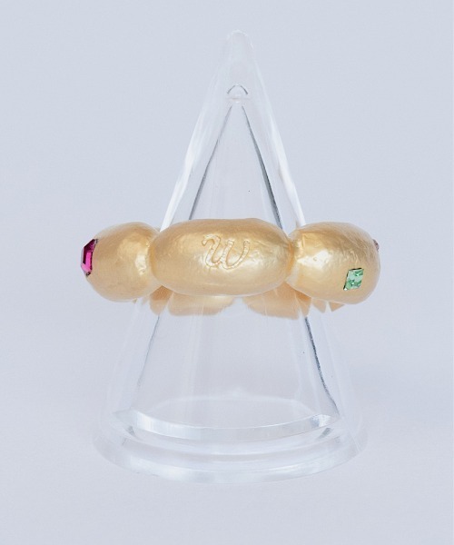 whim（ウィム）の「Flower base Stone embed ring（リング・レディース・シルバー/ゴールド・9/13）」の8枚目の写真