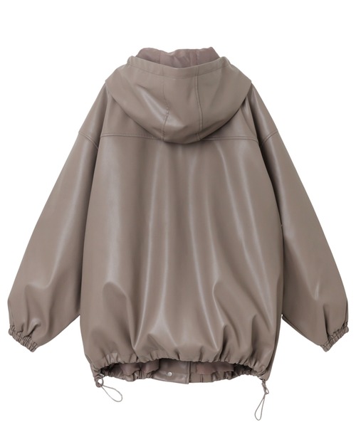 CREDONA フェイクレザーオーバージャケット CREDONA（クレドナ）の「フェイクレザーオーバーJK（その他アウター