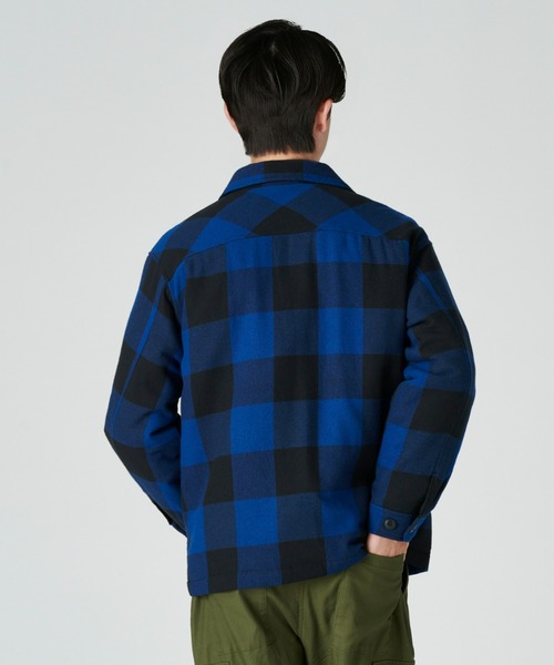 BACK NUMBER(バックナンバー)の「【BACK NUMBER】【エクストラサーモ】中綿CPOジャケット(ブルゾン・メンズ・ブラック×グレー/ブラック×ブルー/ブラック×レッド・XL/M/L)」の17枚目の写真
