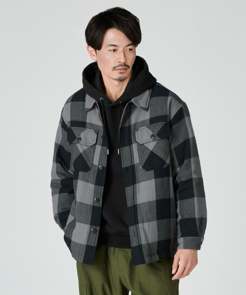 BACK NUMBER(バックナンバー)の「【BACK NUMBER】【エクストラサーモ】中綿CPOジャケット(ブルゾン・メンズ・ブラック×グレー/ブラック×ブルー/ブラック×レッド・XL/M/L)」の10枚目の写真