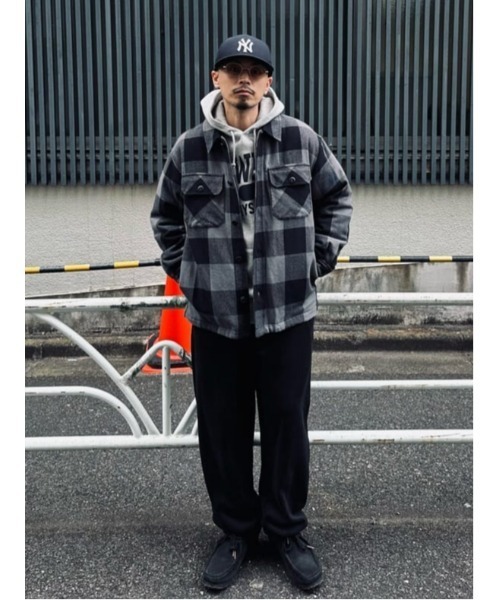 BACK NUMBER(バックナンバー)の「【BACK NUMBER】【エクストラサーモ】中綿CPOジャケット(ブルゾン・メンズ・ブラック×グレー/ブラック×ブルー/ブラック×レッド・XL/M/L)」の22枚目の写真