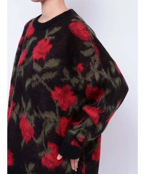 jouetie（ジュエティ）の「ジャカードパターンニット（ニット/セーター・レディース・アイボリー/ブルー/ピンク/ブラック・MEDIUM）」の14枚目の写真