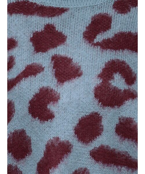 jouetie（ジュエティ）の「ジャカードパターンニット（ニット/セーター・レディース・アイボリー/ブルー/ピンク/ブラック・MEDIUM）」の9枚目の写真