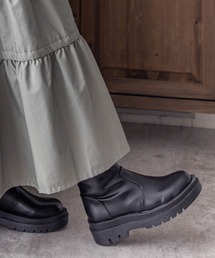 clear | タンクソールショートブーツ［大人 カジュアル 着回し力抜群］≪再入荷≫(ブーツ)