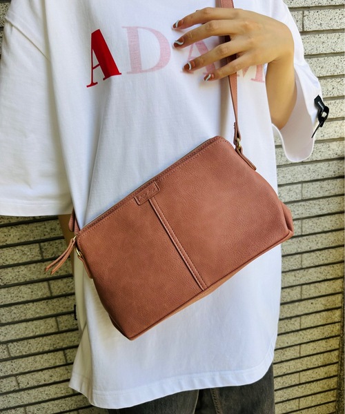 Legato Largo(レガートラルゴ)の「Legato Largo / ネオノスタルジック ミニショルダー / LH-D1221(ショルダーバッグ・レディース・ベージュ系その他/キャメル/ブルー/ブラック/ライトグレー/ピンク/ミント/ベージュ・ONESIZE)」の10枚目の写真