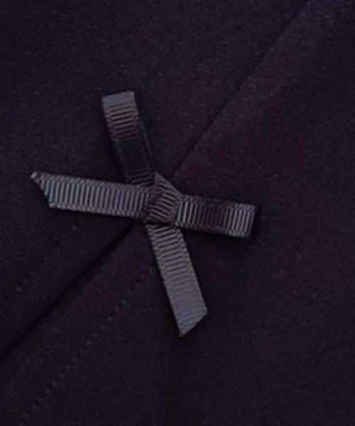 M y u（ミュー）の「美脚　リボンストレッチレギンスパンツ（その他パンツ・レディース・ブラック/ブラック系2・SMALL/ML/L/S）」の9枚目の写真