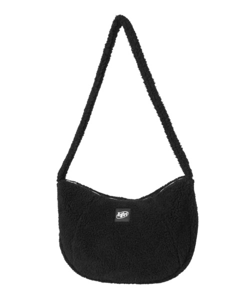 X-girl（エックスガール）の「BOA SHOULDER BAG（ショルダーバッグ・レディース・ブラック/マルチ・ONE SIZE）」の3枚目の写真