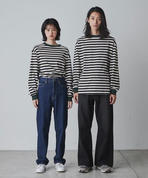 THE STANDARD(ザスタンダード)の「WEGO/ボーダーロンTEE(Tシャツ/カットソー・メンズ・ホワイト系その他5/ベージュ系その他5・LARGE/MEDIUM)」の5枚目の写真