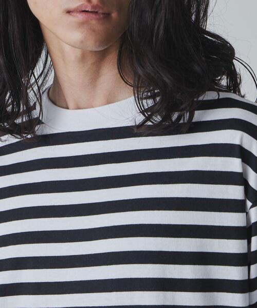 THE STANDARD(ザスタンダード)の「WEGO/ボーダーロンTEE(Tシャツ/カットソー・メンズ・ホワイト系その他5/ベージュ系その他5・LARGE/MEDIUM)」の10枚目の写真