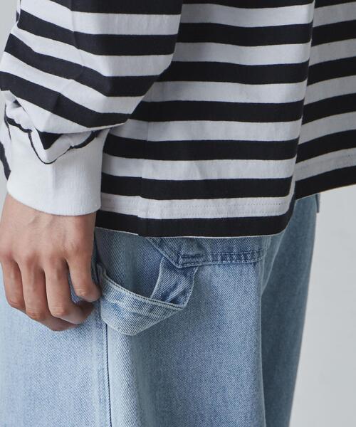 THE STANDARD(ザスタンダード)の「WEGO/ボーダーロンTEE(Tシャツ/カットソー・メンズ・ホワイト系その他5/ベージュ系その他5・LARGE/MEDIUM)」の12枚目の写真