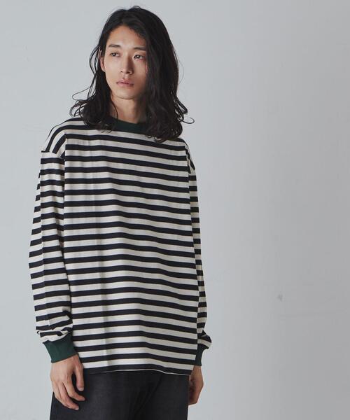 THE STANDARD(ザスタンダード)の「WEGO/ボーダーロンTEE(Tシャツ/カットソー・メンズ・ホワイト系その他5/ベージュ系その他5・LARGE/MEDIUM)」の22枚目の写真