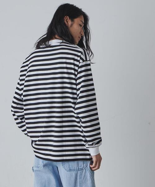 THE STANDARD(ザスタンダード)の「WEGO/ボーダーロンTEE(Tシャツ/カットソー・メンズ・ホワイト系その他5/ベージュ系その他5・LARGE/MEDIUM)」の15枚目の写真