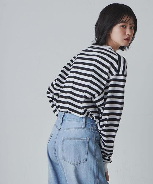 THE STANDARD(ザスタンダード)の「WEGO/ボーダーロンTEE(Tシャツ/カットソー・メンズ・ホワイト系その他5/ベージュ系その他5・LARGE/MEDIUM)」の19枚目の写真