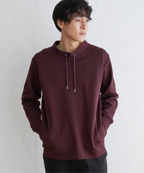 ikka(イッカ)の「【抗菌防臭】セイケツダンボールルーイカラー(スウェット・メンズ・グレー/ネイビー/ワイン/グリーン/オフホワイト・M/XL/L/S)」の12枚目の写真