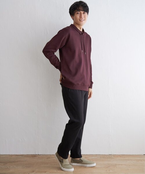 ikka(イッカ)の「【抗菌防臭】セイケツダンボールルーイカラー(スウェット・メンズ・グレー/ネイビー/ワイン/グリーン/オフホワイト・M/XL/L/S)」の13枚目の写真