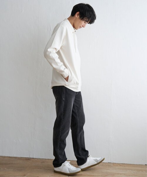 ikka(イッカ)の「【抗菌防臭】セイケツダンボールルーイカラー(スウェット・メンズ・グレー/ネイビー/ワイン/グリーン/オフホワイト・M/XL/L/S)」の16枚目の写真