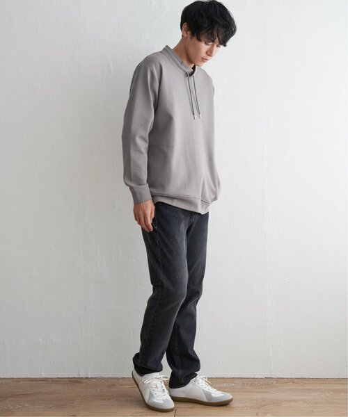 ikka(イッカ)の「【抗菌防臭】セイケツダンボールルーイカラー(スウェット・メンズ・グレー/ネイビー/ワイン/グリーン/オフホワイト・M/XL/L/S)」の18枚目の写真