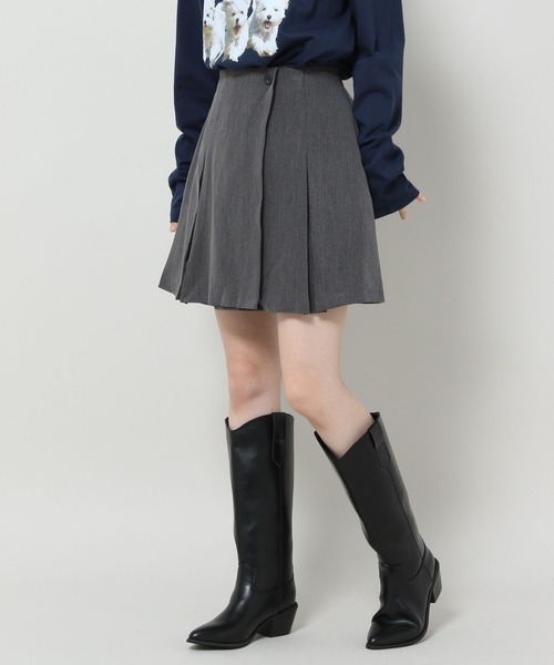 3.3 Field Trip (3.3フィールドトリップ)の「3.3 Field Trip/ボタンラップスカート 2978700(スカート・レディース・ブラック/チャコール/ブラウン系その他・FREE)」の20枚目の写真