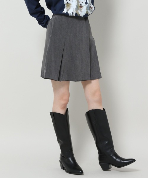 3.3 Field Trip (3.3フィールドトリップ)の「3.3 Field Trip/ボタンラップスカート 2978700(スカート・レディース・ブラック/チャコール/ブラウン系その他・FREE)」の21枚目の写真