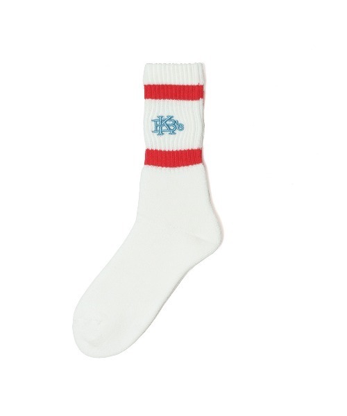 KEBOZ(ケボズ)の「EFG WHITE PILE SOCKS(ソックス/靴下・メンズ・ブラック/ネイビー/ブルー/イエロー/レッド・26-28cm/23-25cm)」の5枚目の写真