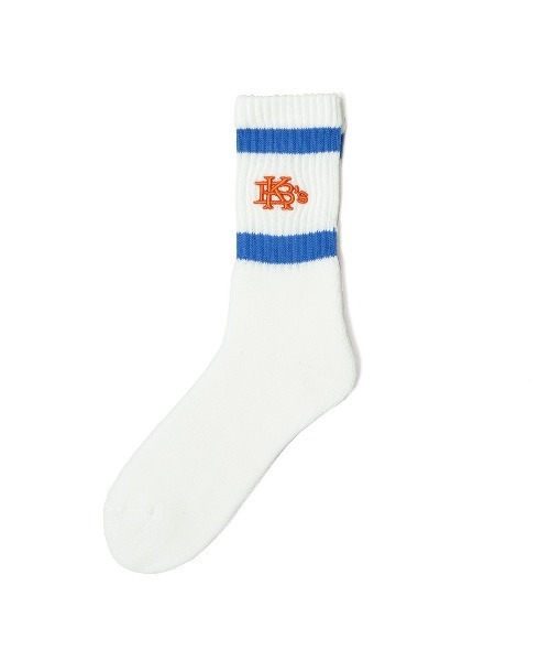 KEBOZ(ケボズ)の「EFG WHITE PILE SOCKS(ソックス/靴下・メンズ・ブラック/ネイビー/ブルー/イエロー/レッド・26-28cm/23-25cm)」の3枚目の写真