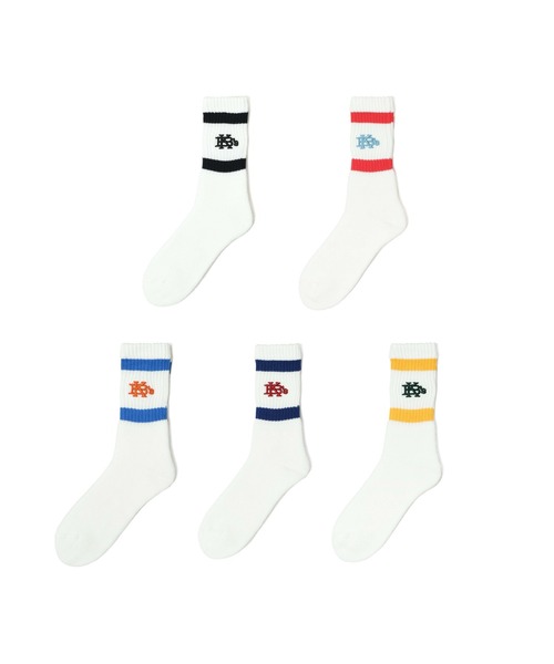 KEBOZ(ケボズ)の「EFG WHITE PILE SOCKS(ソックス/靴下・メンズ・ブラック/ネイビー/ブルー/イエロー/レッド・26-28cm/23-25cm)」の11枚目の写真