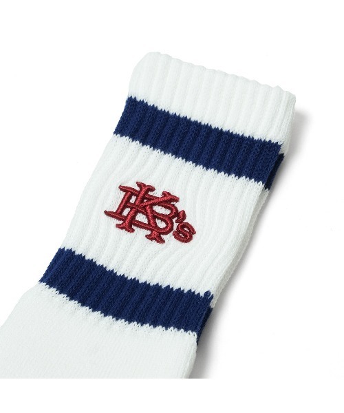 KEBOZ(ケボズ)の「EFG WHITE PILE SOCKS(ソックス/靴下・メンズ・ブラック/ネイビー/ブルー/イエロー/レッド・26-28cm/23-25cm)」の7枚目の写真