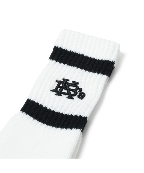 KEBOZ(ケボズ)の「EFG WHITE PILE SOCKS(ソックス/靴下・メンズ・ブラック/ネイビー/ブルー/イエロー/レッド・26-28cm/23-25cm)」の6枚目の写真
