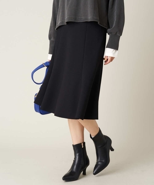 a.v.v（アーヴェヴェ）の「ポインテッドトゥストレッチブーツ（その他シューズ・レディース・ベージュ/ブラック・24.5/23.5/22.5）」の4枚目の写真