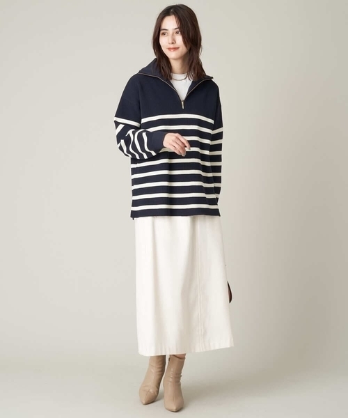 a.v.v（アーヴェヴェ）の「ポインテッドトゥストレッチブーツ（その他シューズ・レディース・ベージュ/ブラック・24.5/23.5/22.5）」の14枚目の写真