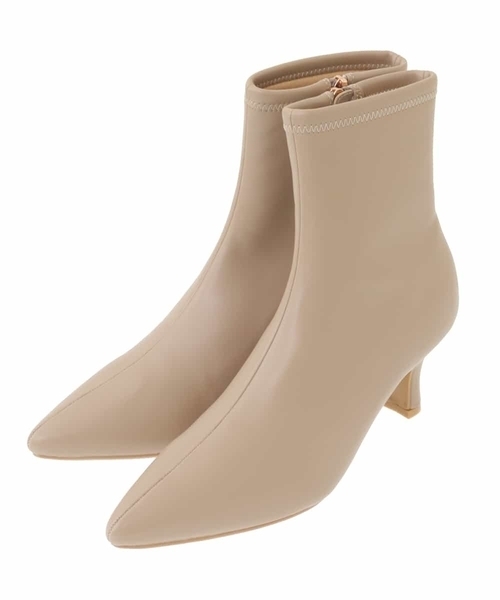 a.v.v（アーヴェヴェ）の「ポインテッドトゥストレッチブーツ（その他シューズ・レディース・ベージュ/ブラック・24.5/23.5/22.5）」の18枚目の写真