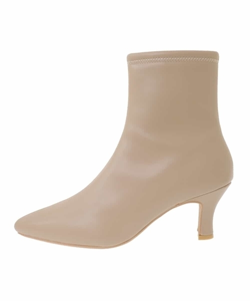 a.v.v（アーヴェヴェ）の「ポインテッドトゥストレッチブーツ（その他シューズ・レディース・ベージュ/ブラック・24.5/23.5/22.5）」の20枚目の写真