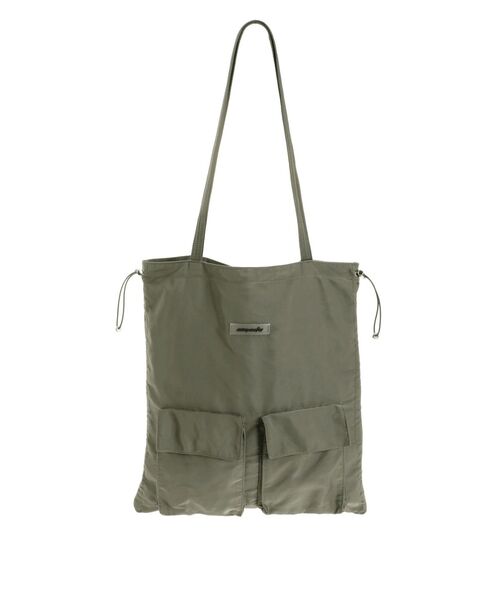 EMODA（エモダ）の「テックナイロンバッグ（ハンドバッグ・レディース・グレー/ブラック・FREE）」の14枚目の写真