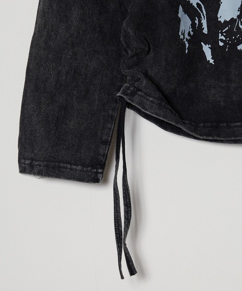 ROOPTOKYO（ループトウキョウ）の「サイドギャザーロングスリーブT（Tシャツ/カットソー・レディース・グレー・FREE）」の12枚目の写真