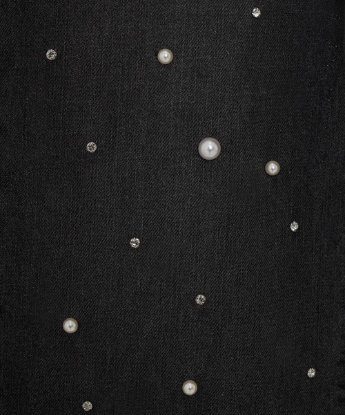 ANDGEEBEE(アンジービー)の「ビジューストレートデニム(デニムパンツ・レディース・ブラック/ブルー・MEDIUM/SMALL)」の19枚目の写真