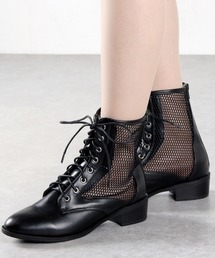 Liberty doll / レースアップメッシュバックジップブーツ (9120)