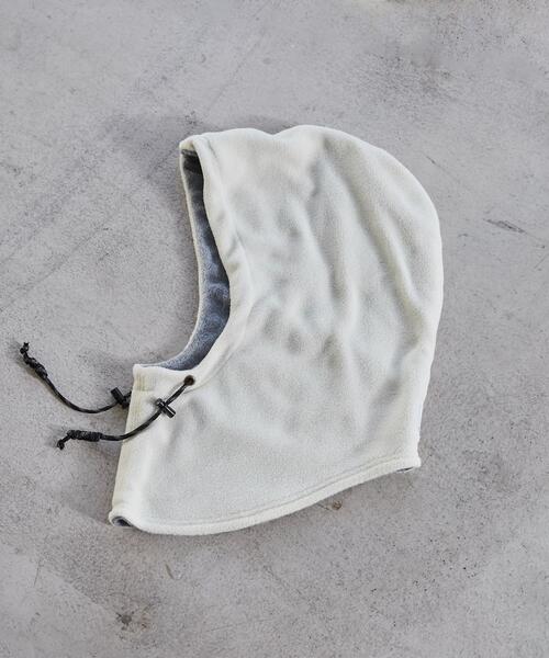 coen（コーエン）の「フリースフーディーバラクラバ（ネックウォーマー/スヌード・メンズ・ブラック/ベージュ/パープル/オフホワイト・FREE）」の7枚目の写真