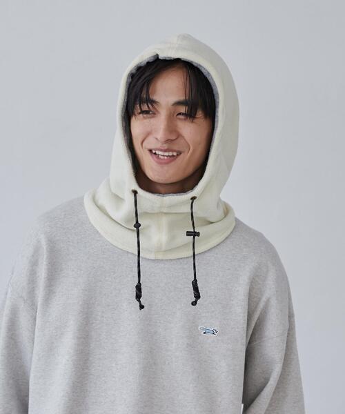 coen（コーエン）の「フリースフーディーバラクラバ（ネックウォーマー/スヌード・メンズ・ブラック/ベージュ/パープル/オフホワイト・FREE）」の16枚目の写真