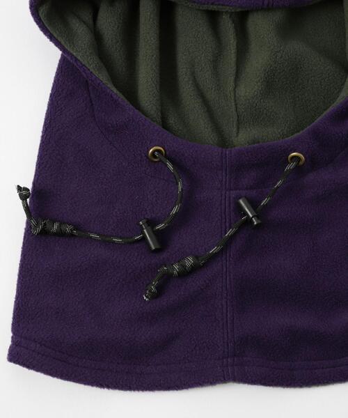 coen（コーエン）の「フリースフーディーバラクラバ（ネックウォーマー/スヌード・メンズ・ブラック/ベージュ/パープル/オフホワイト・FREE）」の11枚目の写真