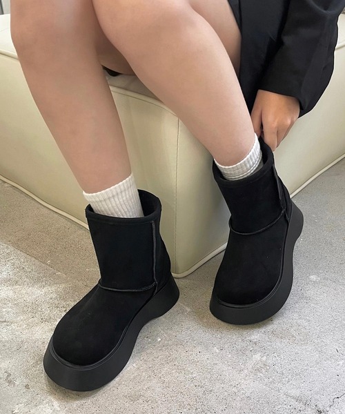 mou ハラコ シープスキンブーツ ムートンブーツ(箱あり) BEARPAW ベアパウ ココ ムートンブーツ ミニ ショートブーツ