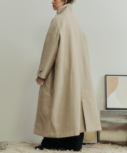 セール】ハイネックボリュームロングコート（その他アウター）｜Libra