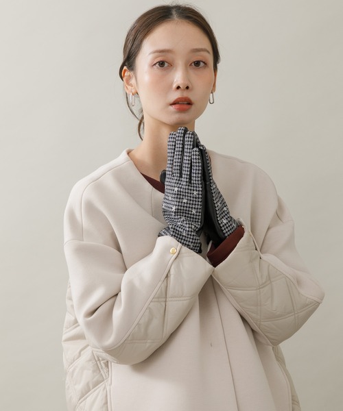 KATHARINE ROSS(キャサリンロス)の「【KATHARINE ROSS】星柄刺繍グローブ(手袋・レディース・ブラック/ブラウン・MEDIUM)」の18枚目の写真
