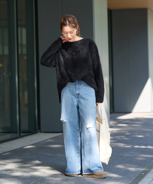 FRAMeWORK（フレームワーク）の「【L.L Bean/エルエルビーン】グロッサリートート（トートバッグ・レディース・アイボリー/チャコールグレー/ベージュ・FREE）」の5枚目の写真