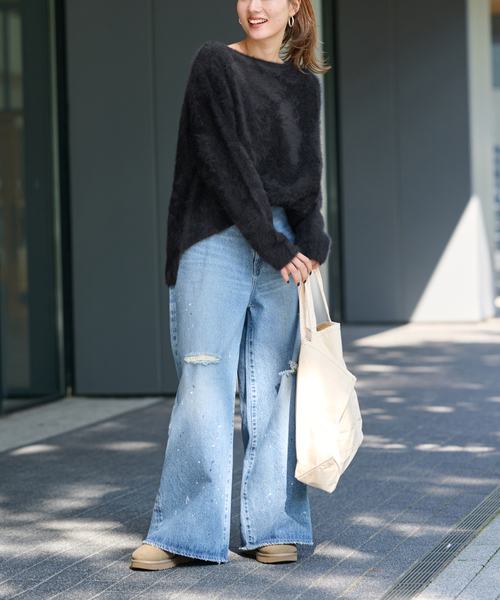 FRAMeWORK（フレームワーク）の「【L.L Bean/エルエルビーン】グロッサリートート（トートバッグ・レディース・アイボリー/チャコールグレー/ベージュ・FREE）」の6枚目の写真